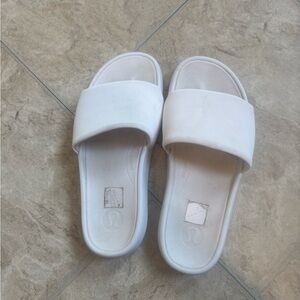 lululemon athletica Classic White Sandals